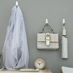 3pcs Stainless Steel Hook Wall Mounted Coat Hat Hook Self Adhesive Traceless