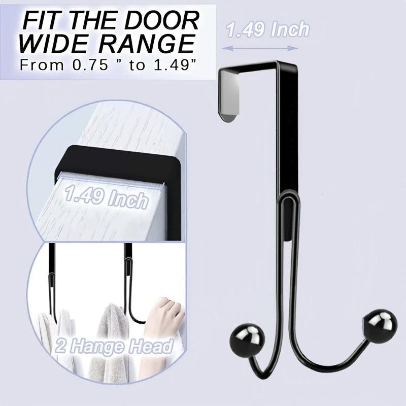1pc Iron Door Hook Nail Wardrobe Door Hook Metal Craft Coat Double headed Hook