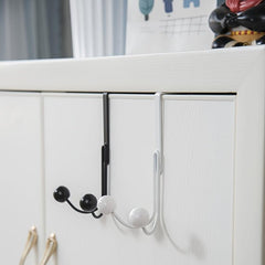 1pc Iron Door Hook Nail Wardrobe Door Hook Metal Craft Coat Double headed Hook