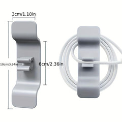 2pcs Kitchen Appliance Cord Wrapper Self Adhesive Holder Clip