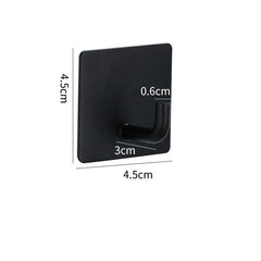 Stainless Steel Wall Hook Key Holder Towel Rack Self Adhesive Bathroom Hanger