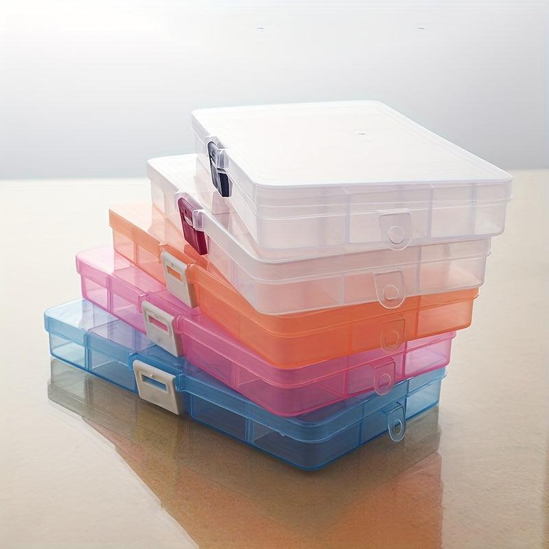 Adjustable Plastic Storage Box for Jewelry and Accessories 15 Grids