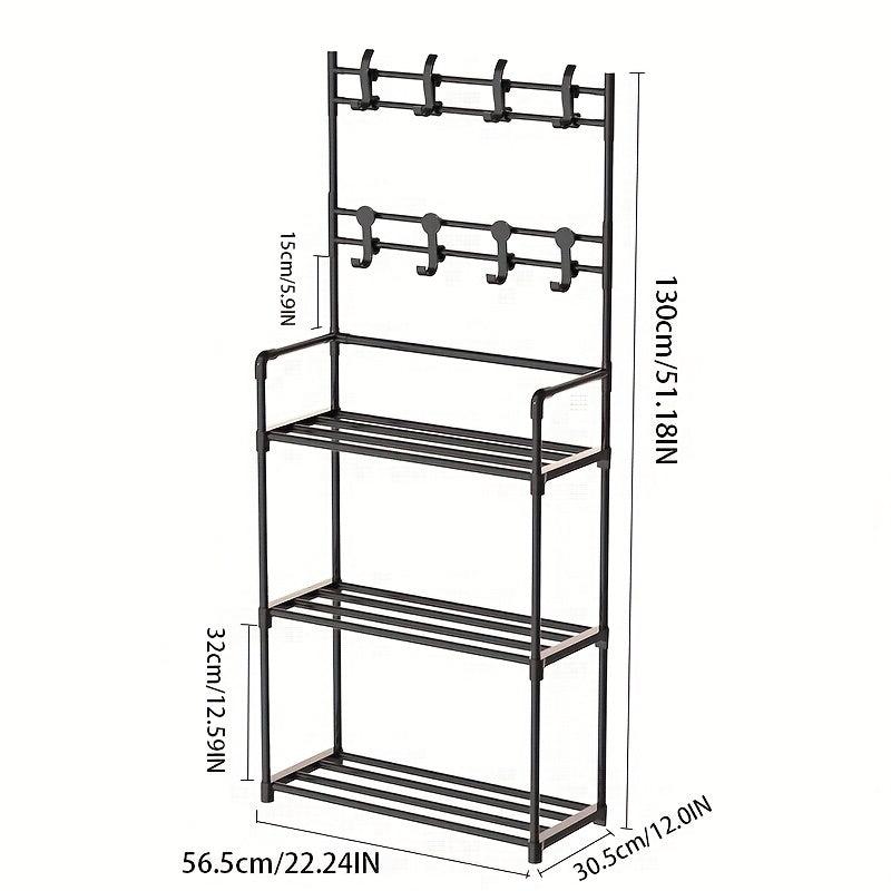 Foldable Flower Stand Indoor Outdoor Succulent Display Tall Plant Stand