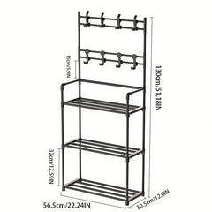 Foldable Flower Stand Indoor Outdoor Succulent Display Tall Plant Stand