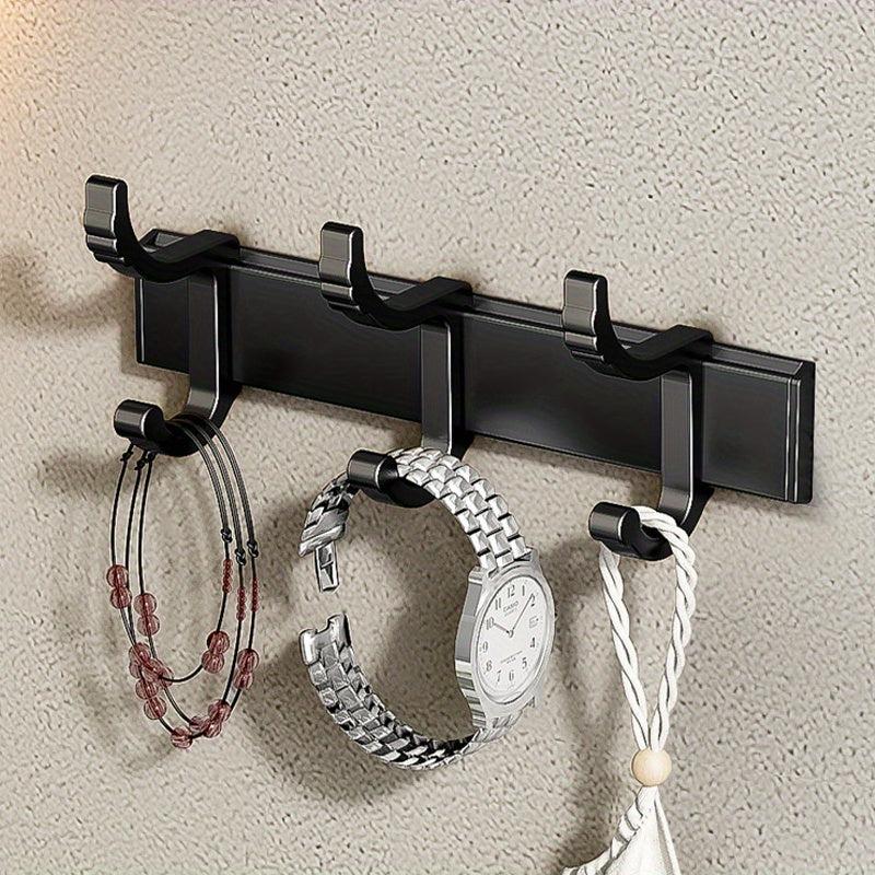 Adjustable Space Aluminum Hook for Bathroom Kitchen Clothes Towel