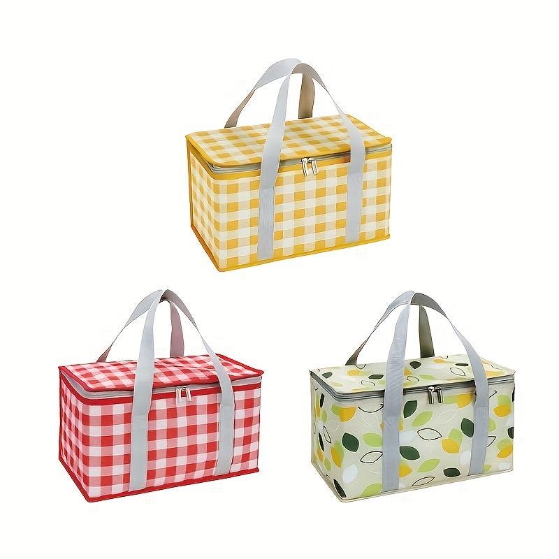Multicolor Collapsible Cooler Bag for Picnic Camping Travel Hiking BBQ Beach