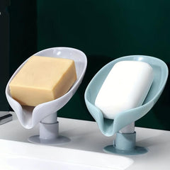Sink Soap Drain Box Holder Suction Cup Drain Soap Rack Kitchen Bathroom Storage