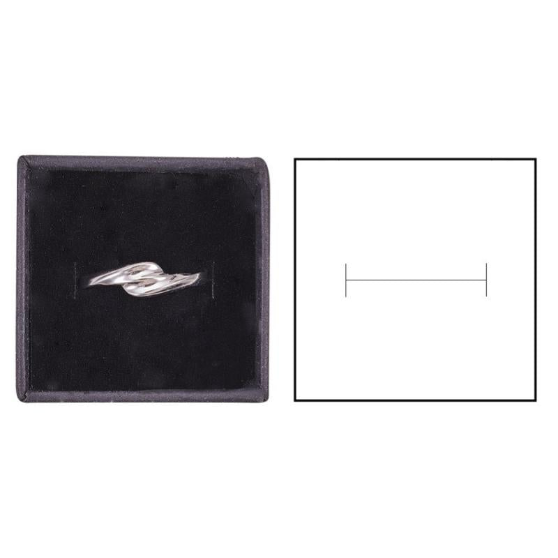 24pcs Square Cardboard Jewelry Box Velvet Filled for Party Weddings