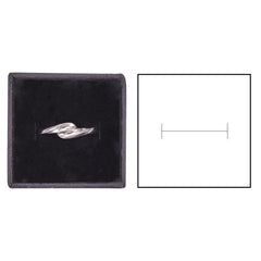 24pcs Square Cardboard Jewelry Box Velvet Filled for Party Weddings