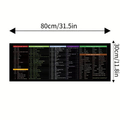 Computer Function Shortcut Key Mouse Pad Large Thickened Keyboard Table Mat