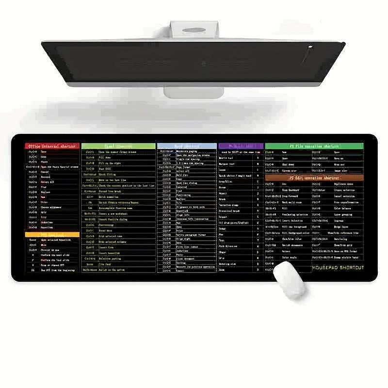 Computer Function Shortcut Key Mouse Pad Large Thickened Keyboard Table Mat