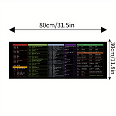Computer Function Shortcut Key Mouse Pad Large Thickened Keyboard Table Mat
