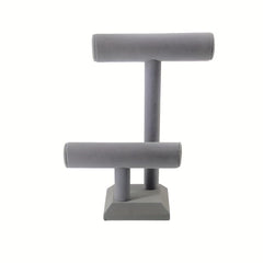 2 layer Velvet Jewelry Display Stand