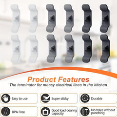 Hanging Cord Winding Storage Organizer Adhesive Cable Storage Box