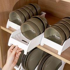 Efficient Dish Storage Rack Drain and Dry Plates Perfect for Organizing Dishes