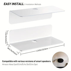 Acrylic Floating Shelves for Smart Speakers and Action Figures