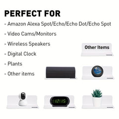 Acrylic Floating Shelves for Smart Speakers and Action Figures