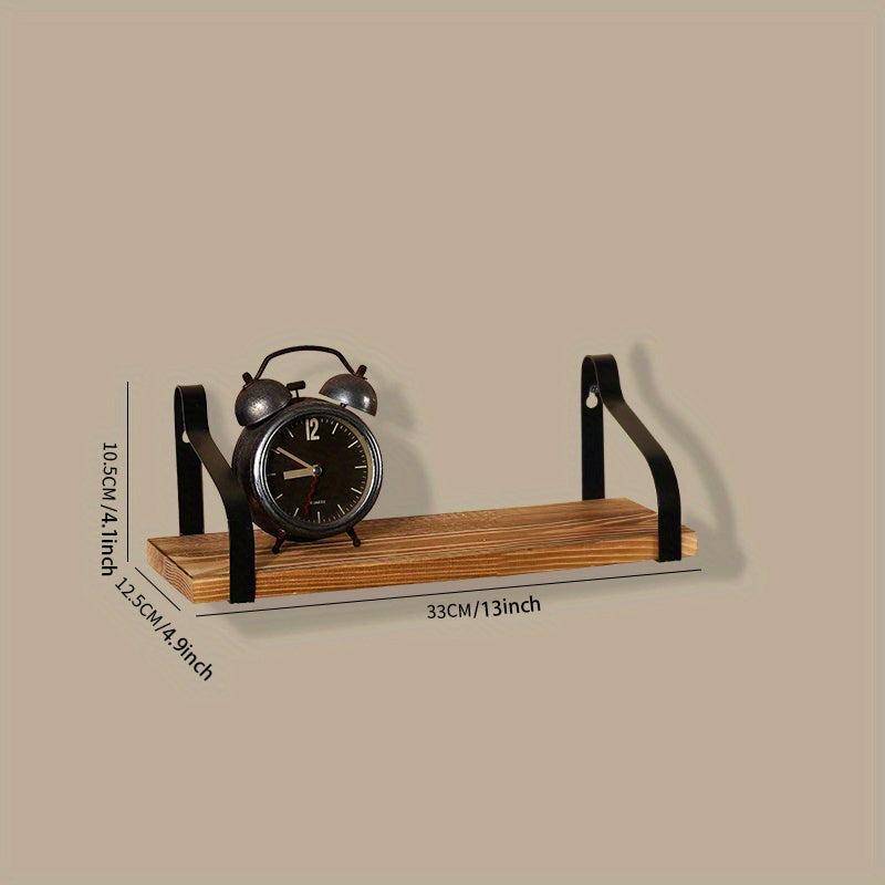 Rustic Wall Mounted Storage Shelf for Bedroom Living Room Bathroom Office