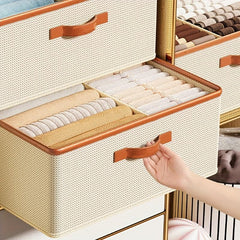 Foldable Clothes Storage Box for Wardrobe Organizer