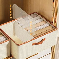 Foldable Clothes Storage Box for Wardrobe Organizer