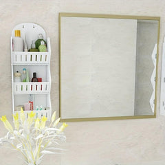 Perforated Wall Mounted Storage Shelves Bathroom Organizer