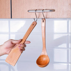 4pcs Stainless Steel Dual Hook Over Cabinet Door Hook