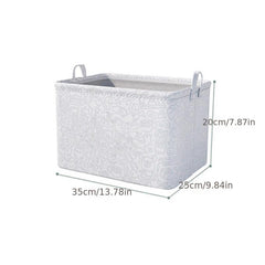 Extra Large Fabric Storage Box for Clothes and Debris