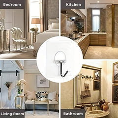 Adjustable Hanging Storage Hook Self-adhesive Towel Hook