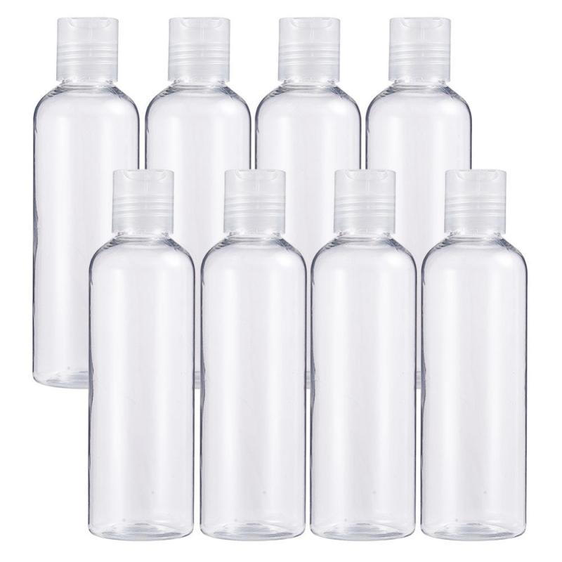 8 Pack 200ml Travel Bottles with Disc Cap for Toiletries