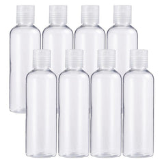8 Pack 200ml Travel Bottles with Disc Cap for Toiletries