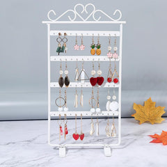 Earring Holder 48 Holes Jewelry Organizer Tower Stand