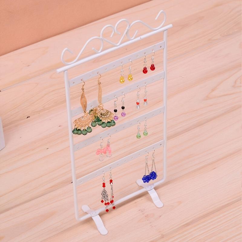 Earring Holder 48 Holes Jewelry Organizer Tower Stand