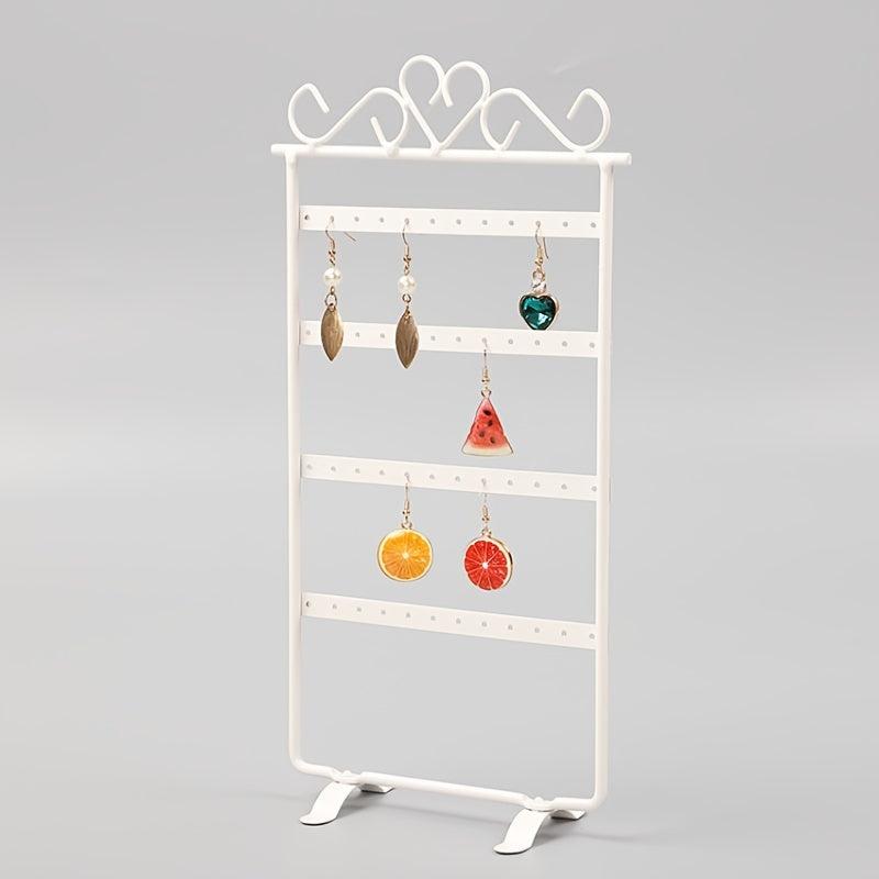 Earring Holder 48 Holes Jewelry Organizer Tower Stand