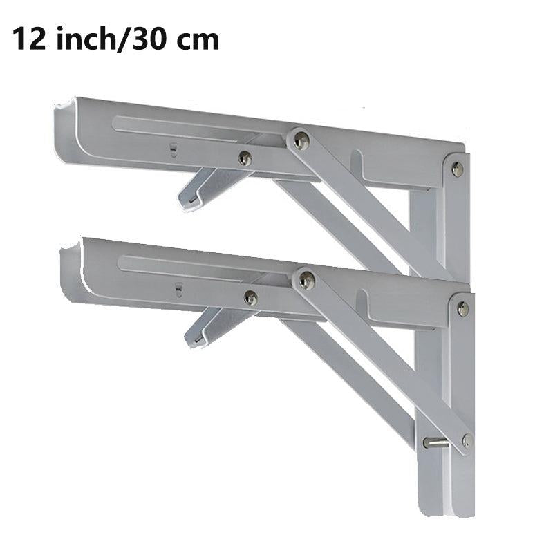 Stainless Steel Wall Storage Rack with Folding Bracket