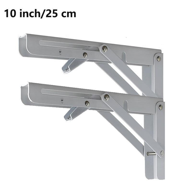 Stainless Steel Wall Storage Rack with Folding Bracket