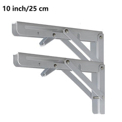 Stainless Steel Wall Storage Rack with Folding Bracket