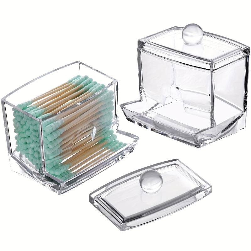 Clear Apothecary Jar For 7oz Swab Pads - Bathroom Organizer