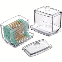 Clear Apothecary Jar For 7oz Swab Pads - Bathroom Organizer