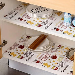 Drawer Liner Cartoon Print Non Adhesive Moisture Proof Waterproof Paper 30x200cm