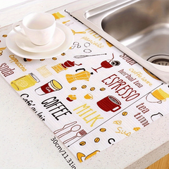 Drawer Liner Cartoon Print Non Adhesive Moisture Proof Waterproof Paper 30x200cm