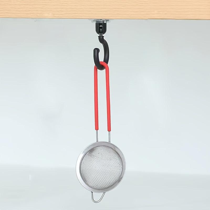Ceiling Rotary Hook Strong Hook Adhesive Hook Kitchen Bathroom Wall Key Hanging
