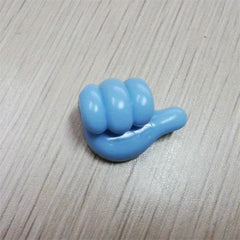 10pcs Silicone Thumb Hook Adhesive Wall Hook Cable Clip Organizer