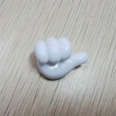 10pcs Silicone Thumb Hook Adhesive Wall Hook Cable Clip Organizer