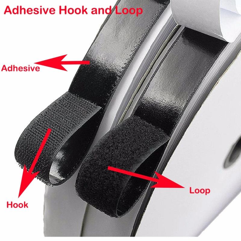 2 Vol. Heavy Duty Tape Adhesive Double Sided Fabric Fastener Picture Hanging Str