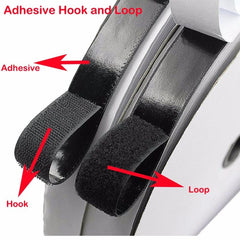 2 Vol. Heavy Duty Tape Adhesive Double Sided Fabric Fastener Picture Hanging Str