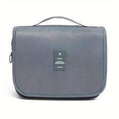 Waterproof Travel Cosmetic Bag with Compartments and Hooks