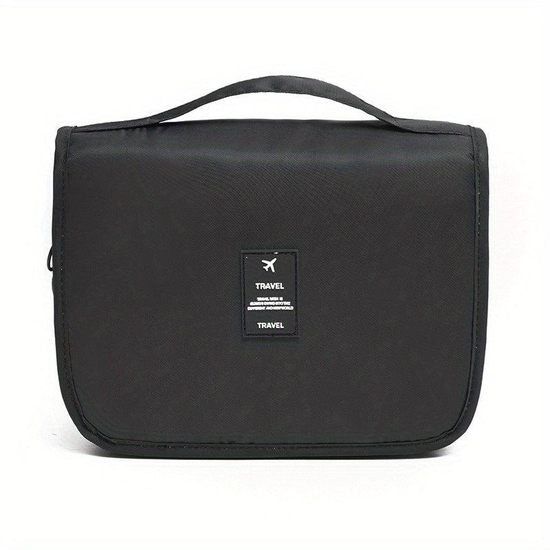 Waterproof Travel Cosmetic Bag with Compartments and Hooks
