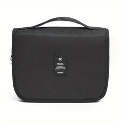 Waterproof Travel Cosmetic Bag with Compartments and Hooks