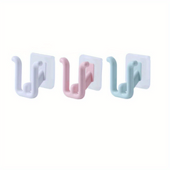 3pcs Bathroom Slippers Hook Punching Bathroom Storage Organizer Hook