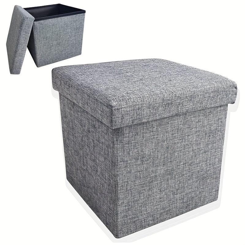 1pc Folding Storage Stool Household Square Stool For Changing Shoes Durable